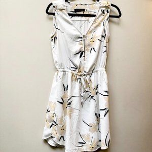 Dynamite White Floral Mini Dress